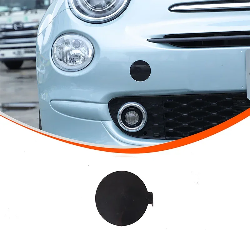 NEW FOR FIAT 500 (312) 2016-2024 Front Bumper Tow Hook Eye Cover Car Accessories Replacement Part