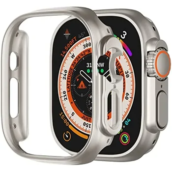 애플 워치 울트라 2 용 매트 커버, 49mm 케이스, 하드 PC 충격 방지 가장자리 보호 범퍼, iWatch 시리즈 울트라 49mm 액세서리 