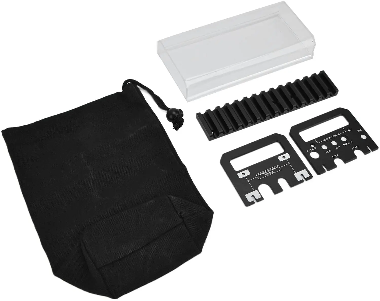 Heatsink Transparent Panel Cover Kits for Elecraft KX3 Qrp Mini Mobile Radio Transceiver Protective Metal Case Accessory - view 6
