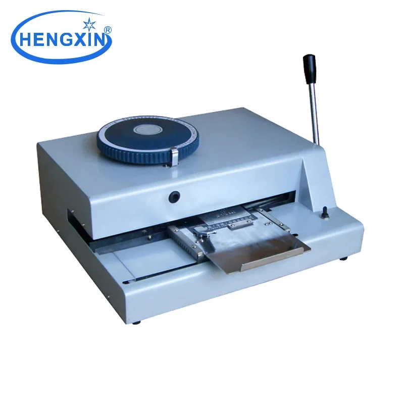 HD-41D metal & aluminum nameplate manual embossing machine with embossed letter & number