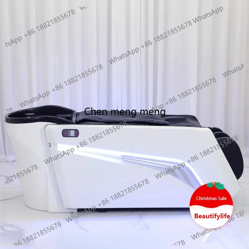 

L178 Electric Automatic Massage Shampoo Bed, Steam Scalp Therapy Hair Washing Bed Salon/Beauty Salon Professional Use Furniture
