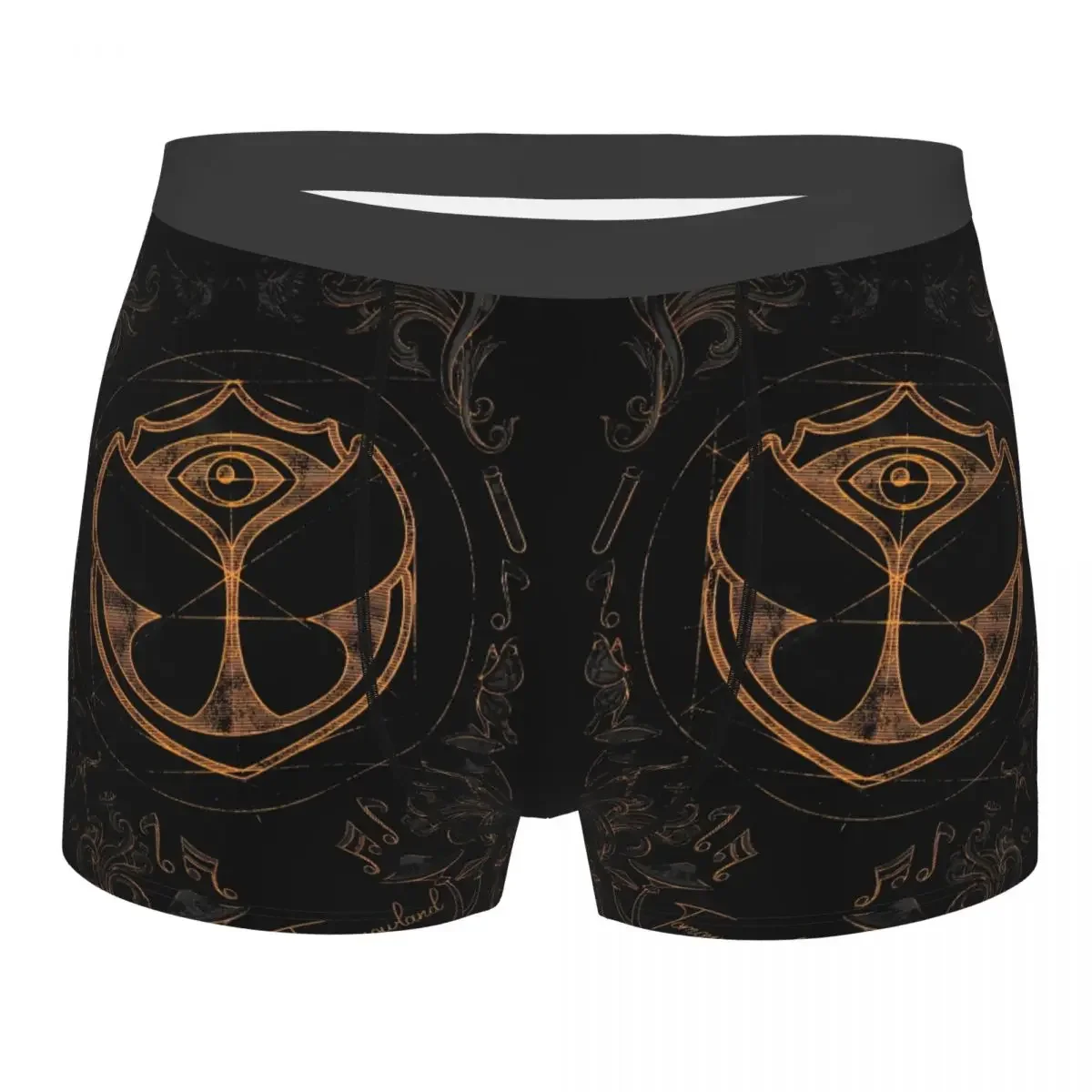 

Music Festival Tomorrowland Boxer Shorts For Men Sexy 3D Print Underwear Panties Briefs Soft Underpants