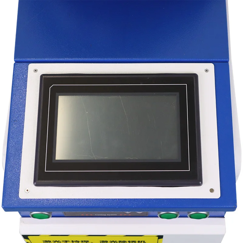 Saldatore di raffreddamento ad aria 1000W 1500W 2000W 4 in 1 Saldatrice a fibra per pulizia saldatura a taglio forte per metallo