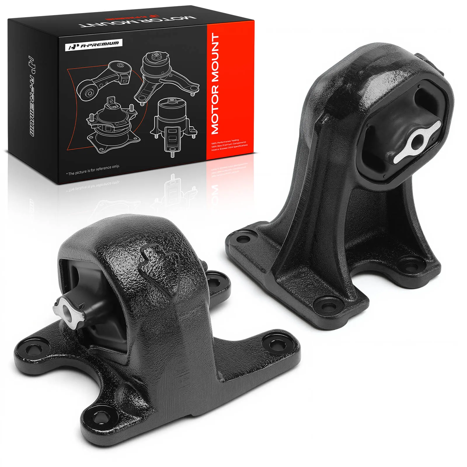 A-Premium 2pcs Front Side Engine Motor Mount for Ram 2500 3500 2011-2015 Dodge Ram 2500 2010