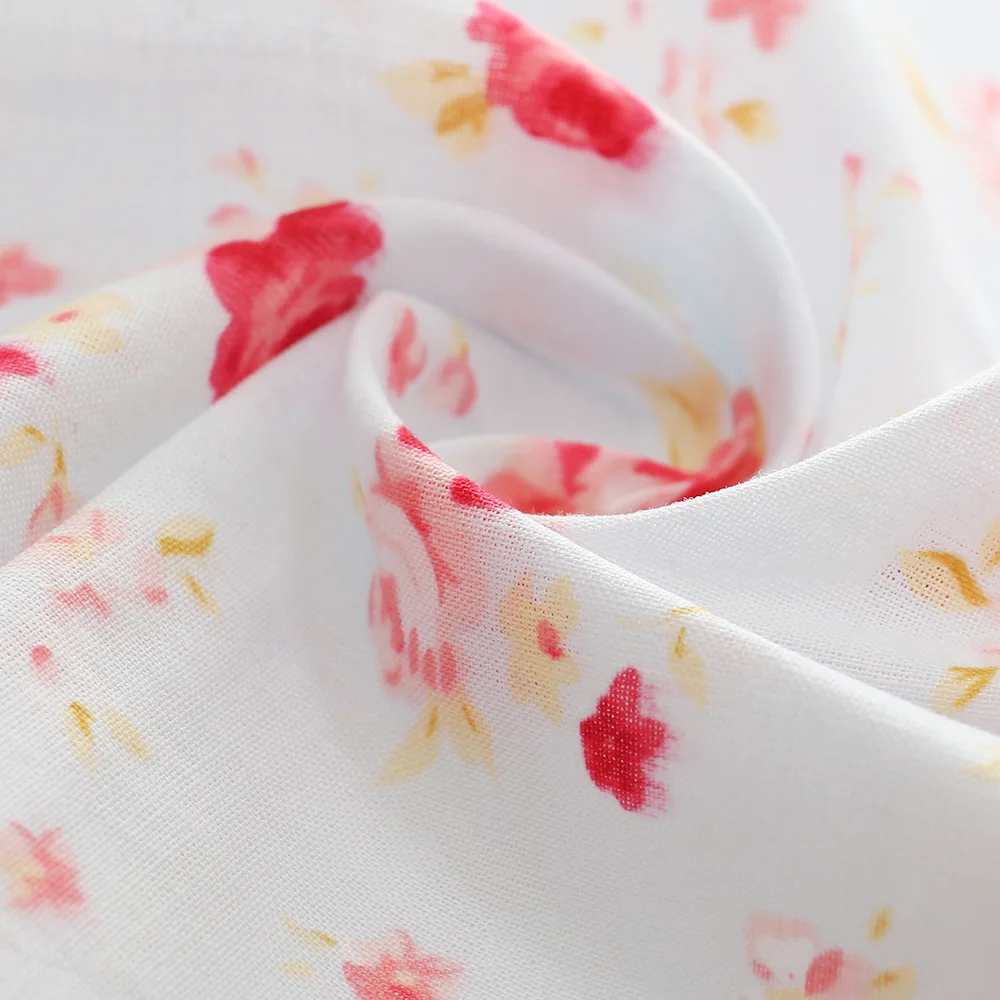 3/6 pezzi fazzoletto stampato in puro cotone da donna elegante morbido e confortevole asciugamano assorbente sottile estivo della porcellana orientale 43 cm