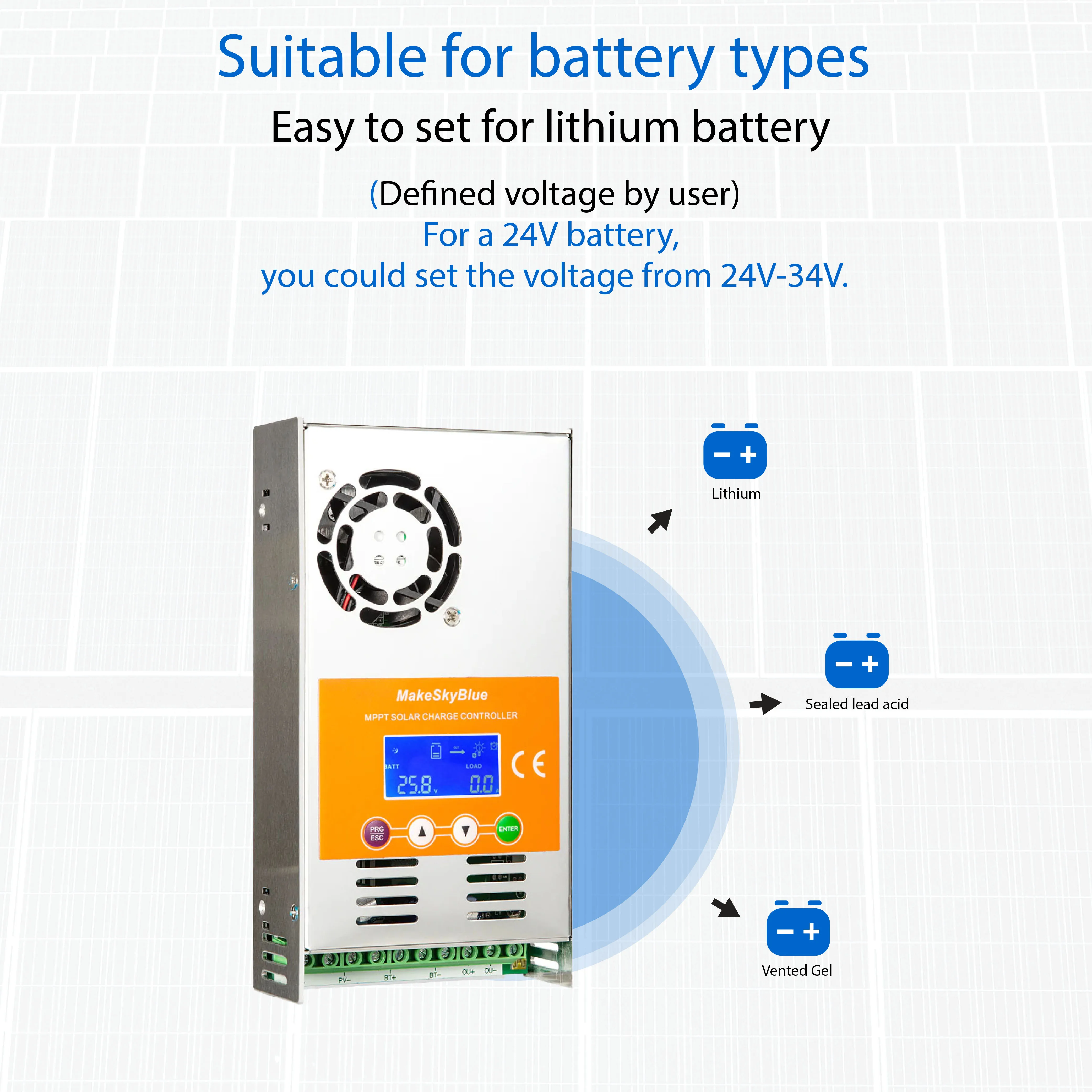 60A24V-V125 Makesky…