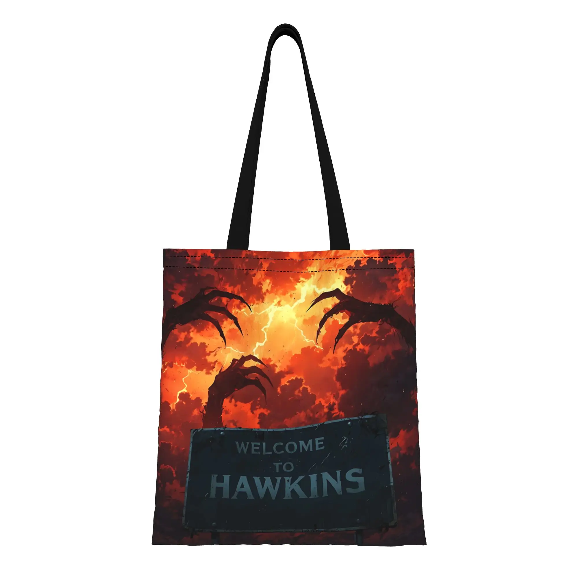 

ita bag back to school Stranger Things 5 Canvas funko Canvas Tote Bag Women'S Shoulder Handbag
