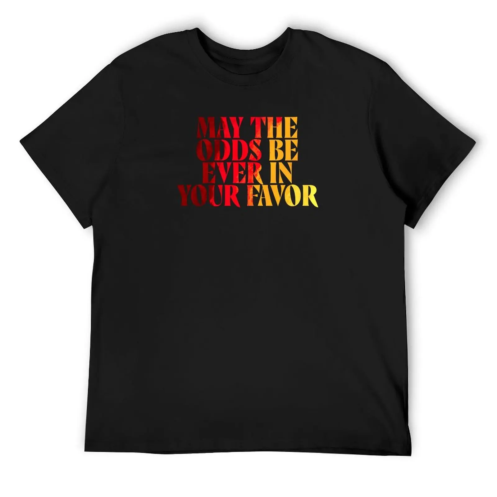 

Футболка May the Odds Be Ever in Your Favour, роскошная мужская футболка с аниме, компрессионная рубашка для мужчин