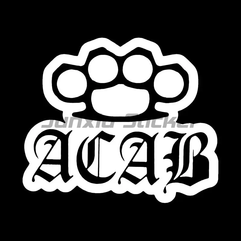 ACAB Text Car Sticker Funny Vinyl Decals Motorcycle Accessories Stickers