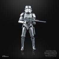 Genuine Hasbro Star Wars Black System Stormtrooper 6 Inch Carbonised Metallic Colour Movable Figure Character Model Toy Boy Gift