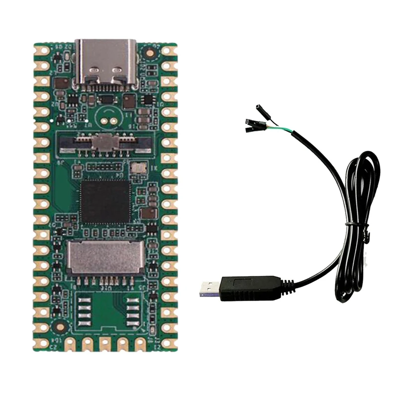 

RISC-V Milk-V Duo Development Board+STC Downloader Dual Core CV1800B Support Linux For Iot Enthusiasts DIY Gamers Easy To Use