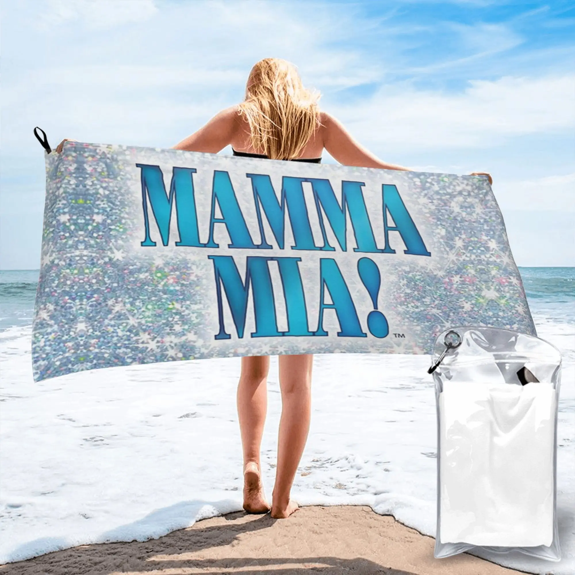 Mamma Mia 2 Beach Towel Soft Microfiber Quick Dry Absorbent Quick Towels For Yoga