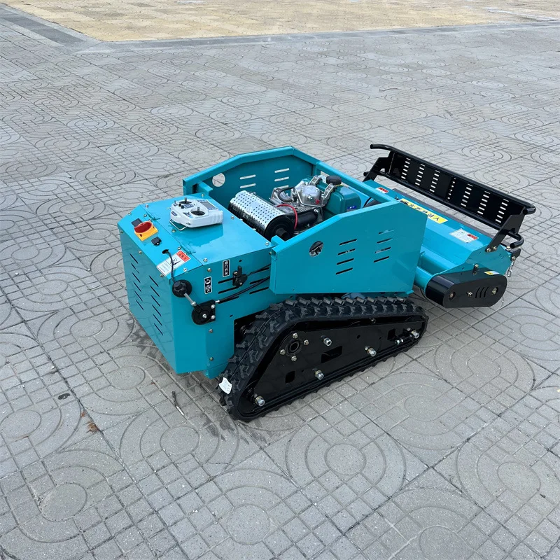 Automatic Wireless Handheld Lawn Mower Remote Control Garden Crawler Weeding Machine Orchard Optimized