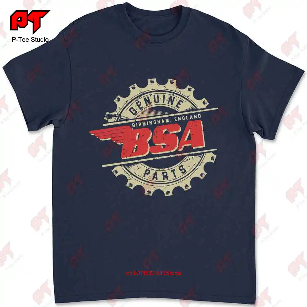 Motorcycle Bike Bsa Birmingham T-shirt 61F0