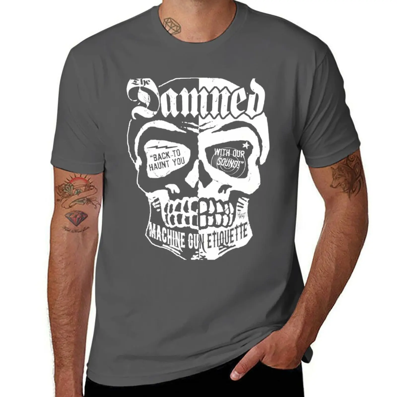 

skull T-Shirt Long Lasting Casual T-Shirt