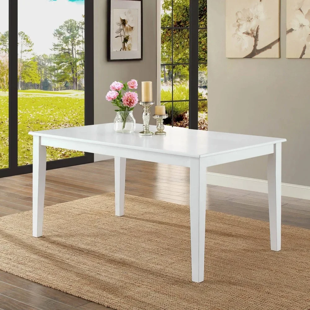 2023 New Better Homes & Gardens Bankston Dining Table, White