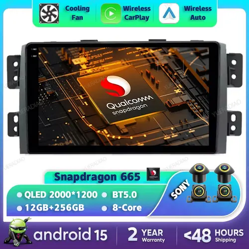 Android 15 カーラジオ起亜モハベ 2008 - 2016 GPS ナビマルチメディアビデオプレーヤー 2DIN 4G WIFI BT QLED ヘッドユニットクアルコム LTE 5G