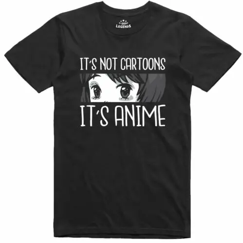 Hommes T-shirt Anime Manga Japon Geek Coupe régulière