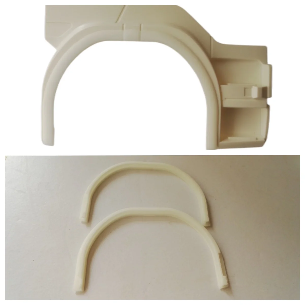 A Pair Front Wheel Eyebrow For 1/14 Tamiya RC Truck Sca R730 R470 R620 56323 56327 Upgrade Parts