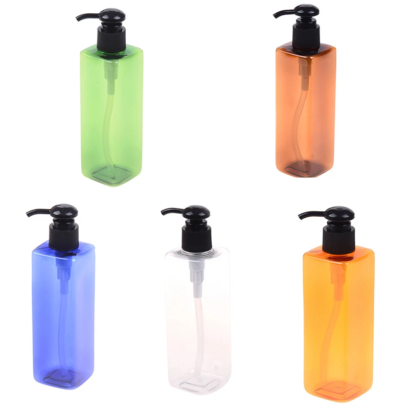 1PC Hand Pump Plastic 250ML Bathroom Liquid Soap Dispenser Shampoo Bottle Good for any Cleansing Liquids