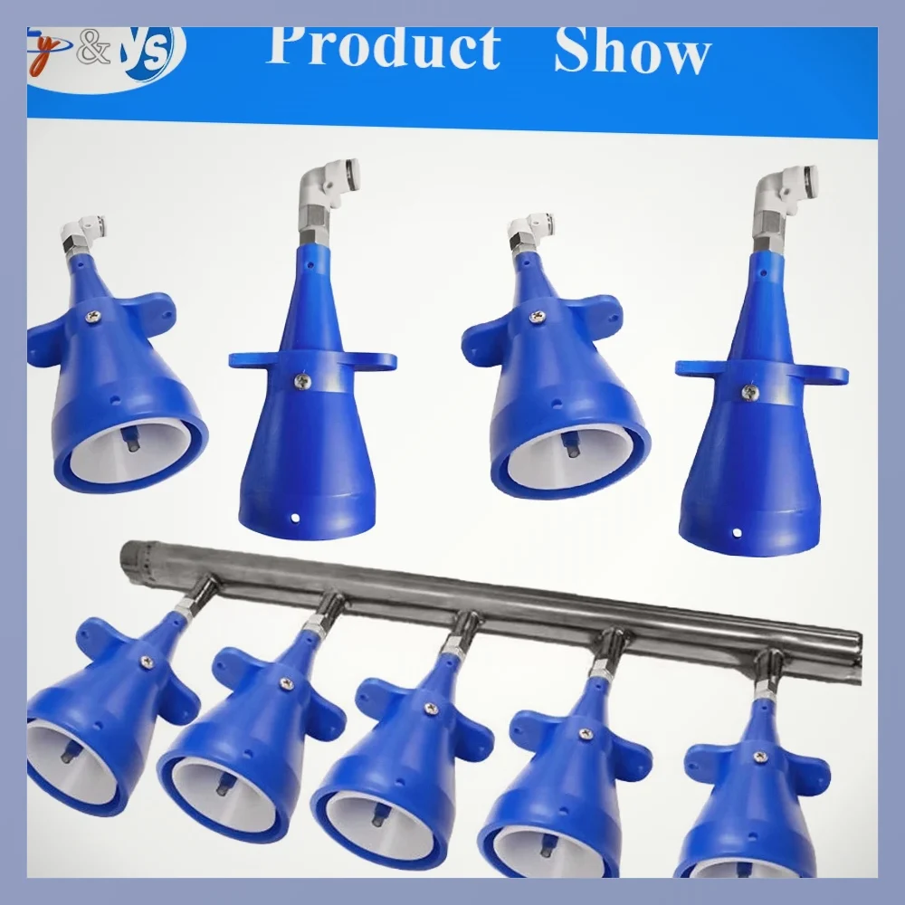 Premium Portable Air Blow Nozzle, High Pressure ABS Plastic Rotary Jet Spray Nozzle for Dust Removing