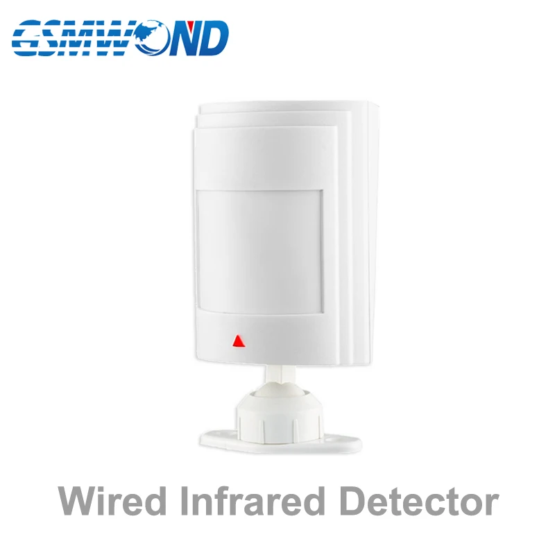 Wired Human Motion Sensor PIR Infrared Detector Indoor Home Security Protection Anti Theft Sensor Compatible With Alarm System