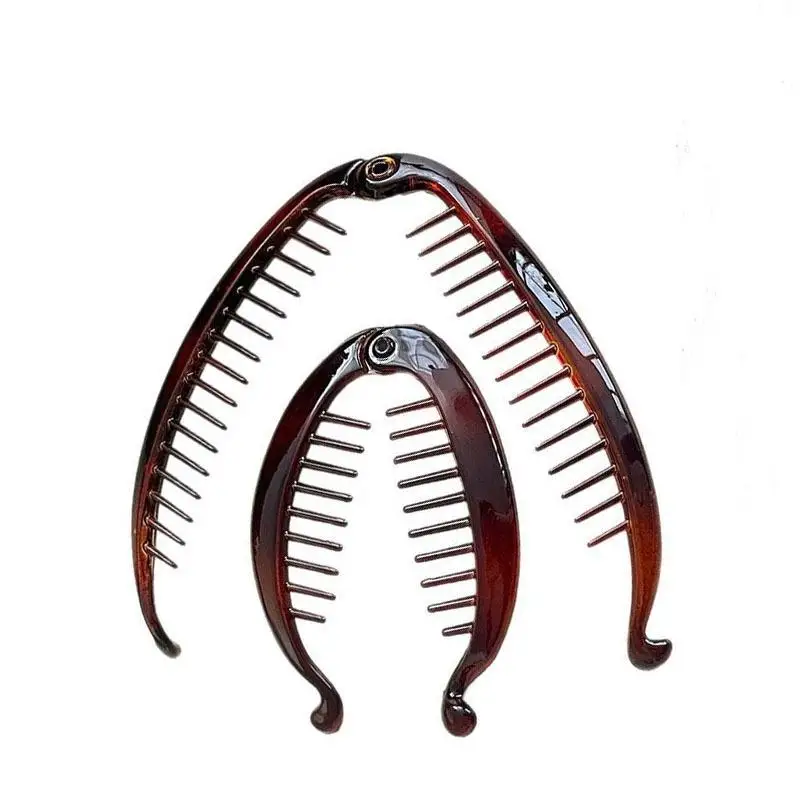 Fischförmige Bananen-Haarspangen, Pferdeschwanz-Clips, Haarreifen, Damen-Haaraccessoires, Haarnadeln, Twist-Clips – Detail 10