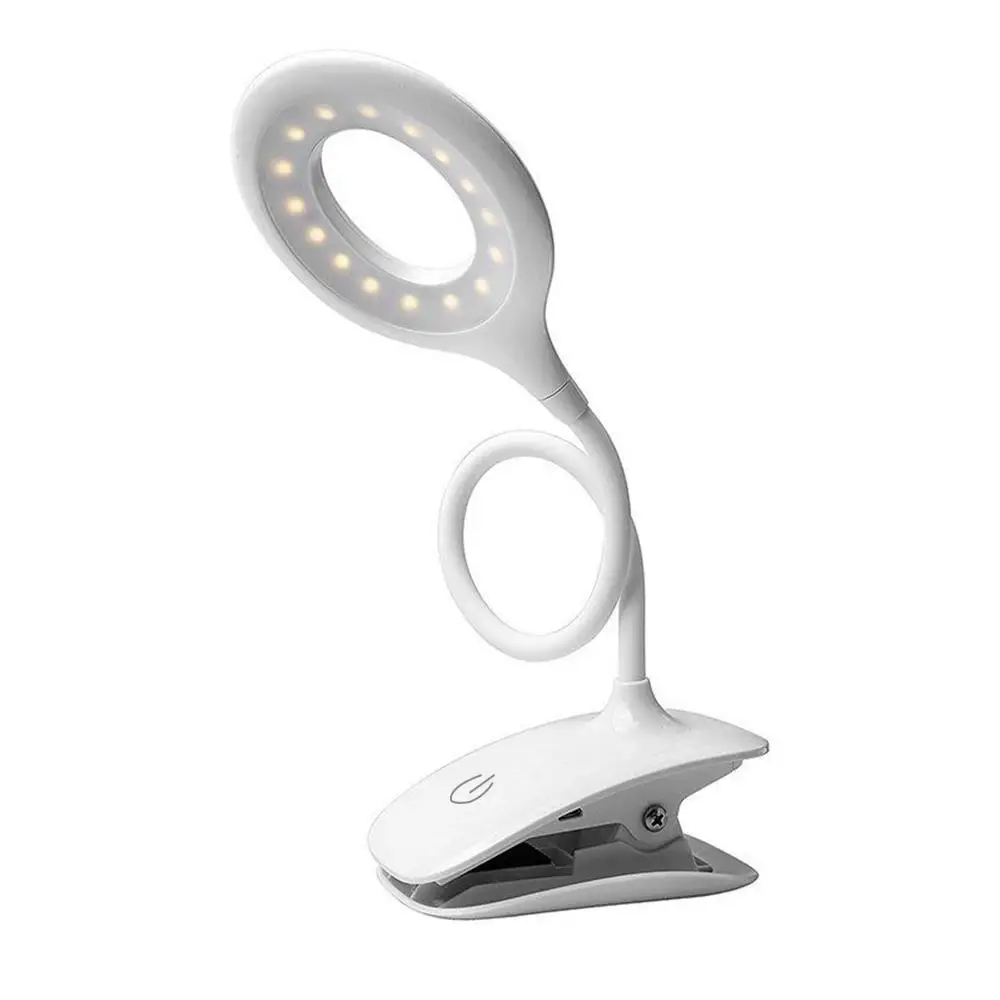 Desk Lamp Book Lamp Reading Light LED Clip Booklight Piano Study Flashlight Clip-On Home Decor Eye-Care Portable Torch