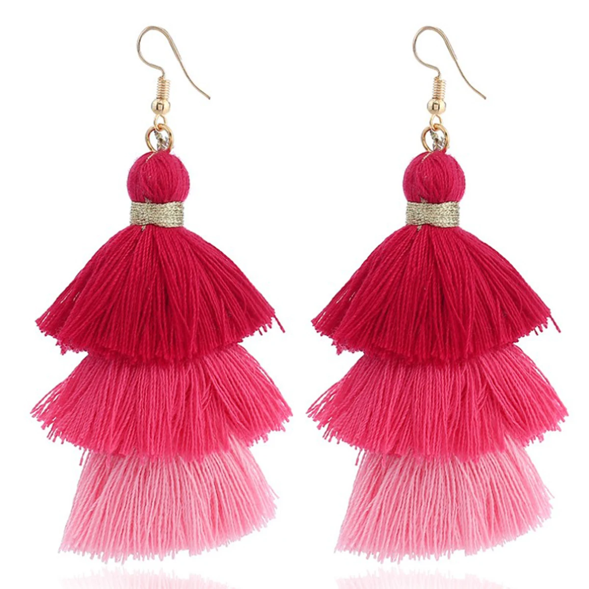 

women tassel earrings tassel pierced earrings women earrings tassel earrings for women layered earrings