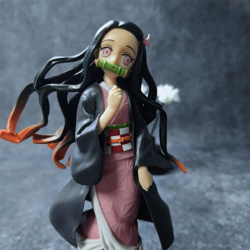 18 cm/7.08 pollici Anime Demone Slayer Kimetsu No Yaiba Nezuko Figura Kamado Nezuko Action Figure Da Collezione Statua Modello Giocattolo Regalo