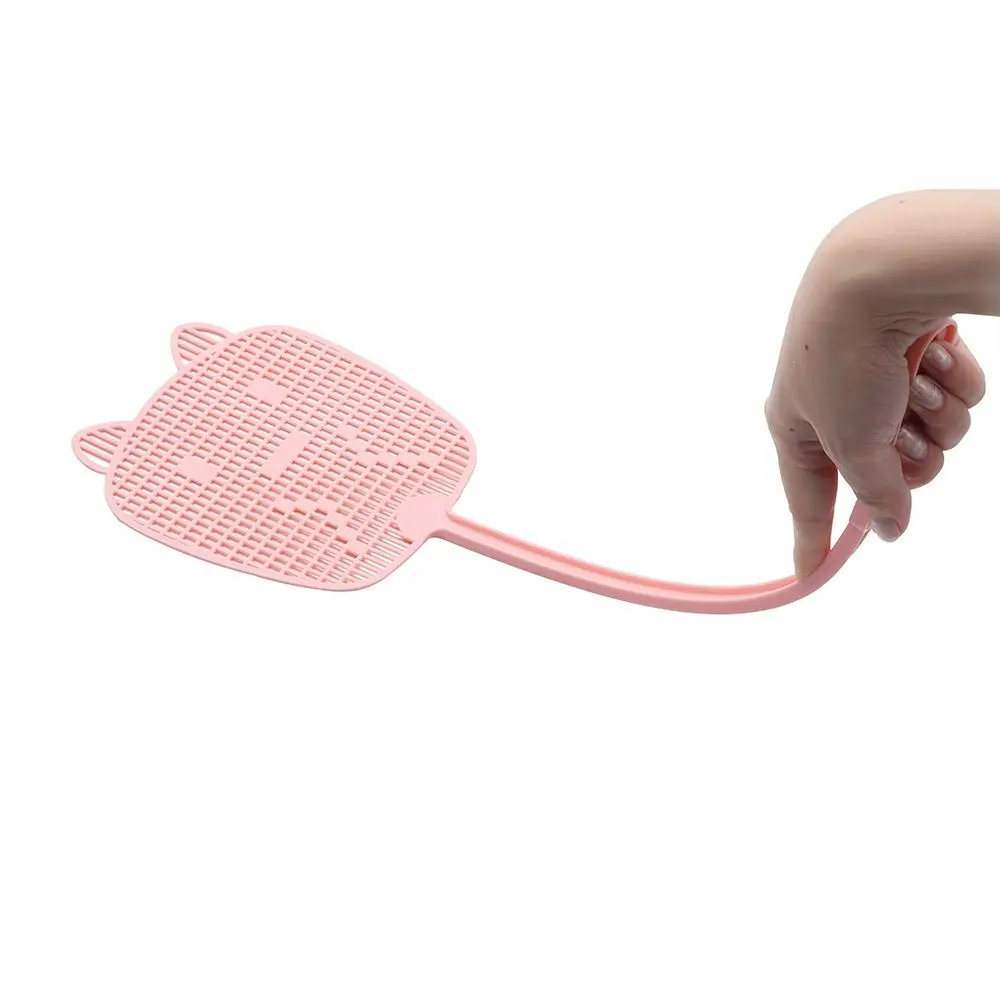 1PC Fly Swatter Insect Killer Mosquito Wasp manico lungo Pest Bat Tool Summer Plastic Insect Mosquito Killer Tool colore casuale
