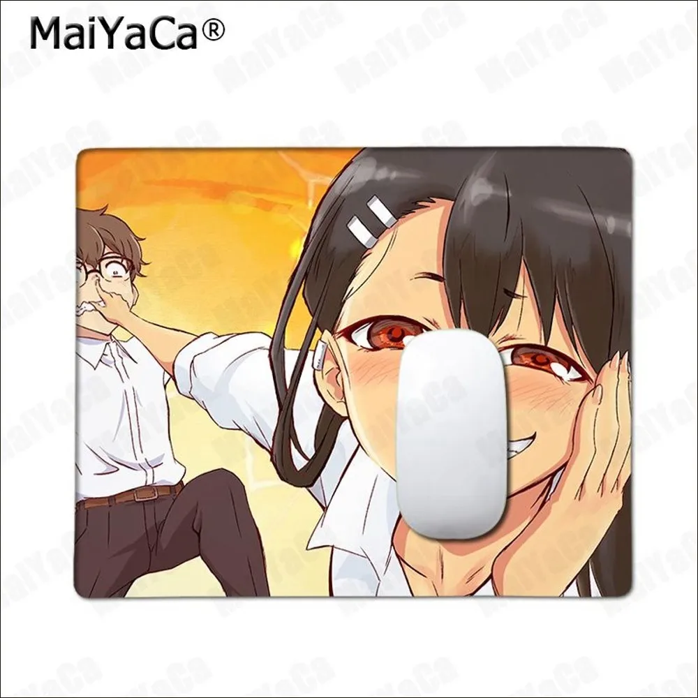 Anime nagatoro san  Mousepad Rubber Small Thickened Mouse Pad Gaming Keyboard Table Office Supplies Room Decor  PC Mouse Carpet