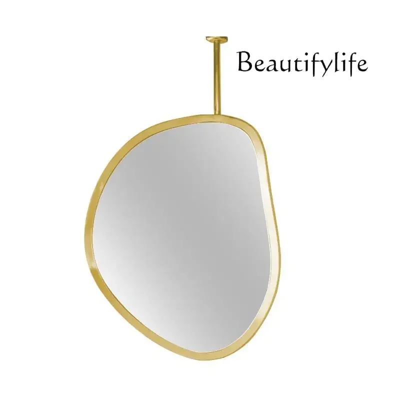 M Stainless Steel Ceiling Hanging Mirror Bathroom Hanging Mirror Hotel Homestay Hanging Bar Art Double Sided Mirror