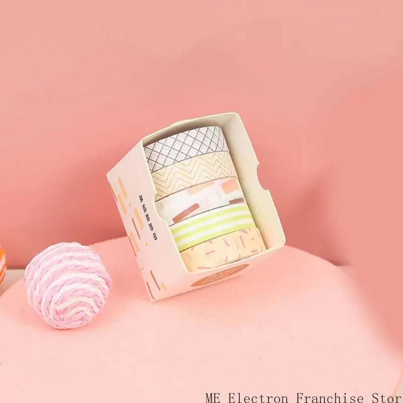 T5EA 5Rolls декоративной ленты для скрапбукинга для Art Craft 10 ммх2 м.