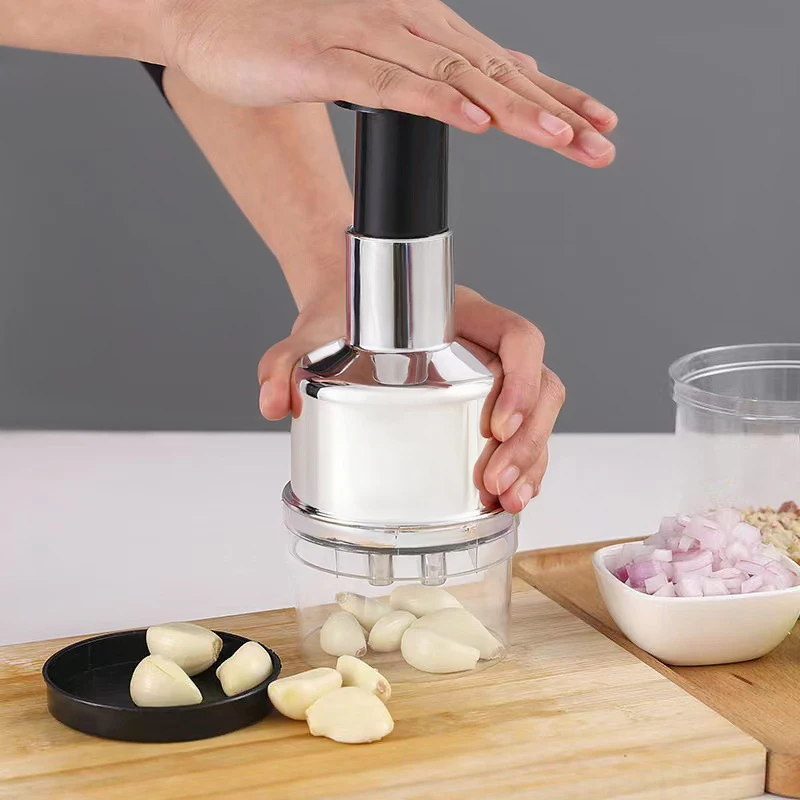 

Onion Chopper Multifunctional Hand Pressure Garlic Onion Cutter Tomato Crusher Fruit Vegetable Tools Food Chopper Onion Mincer