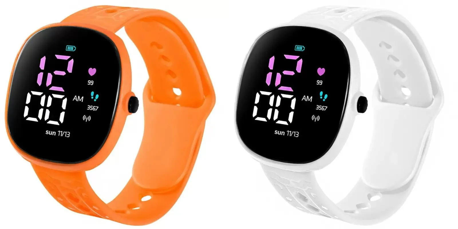 LED Sports Children's Candy Color Electronic Watch