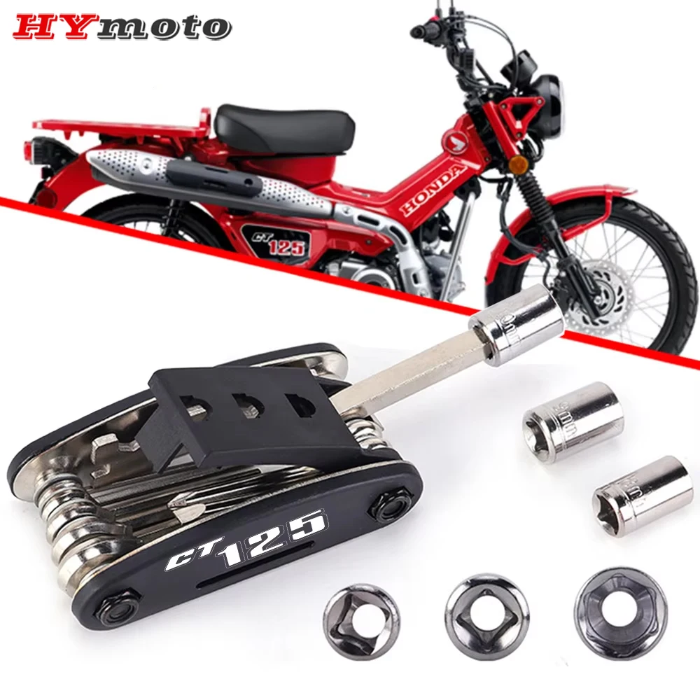 Multi Functional Portable Screw Tool Set For CT125 CT 125 Hunter Cub Motorcycle Accessories Maintenance Tools Hexagon Wrench Set