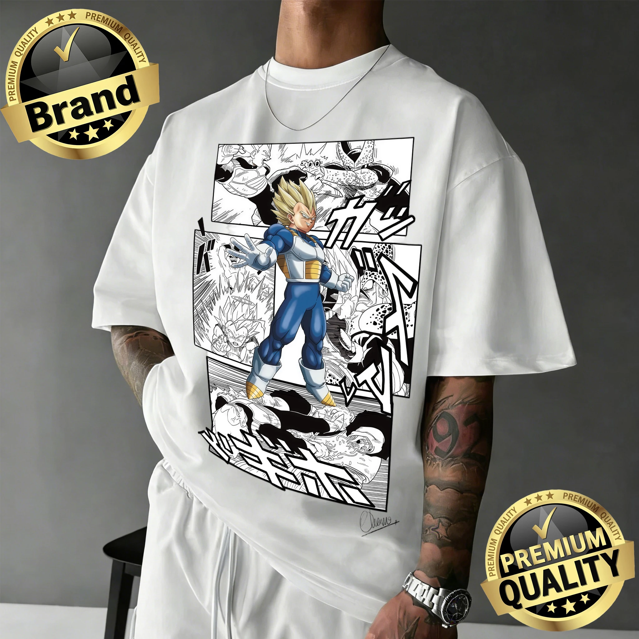

Bandai T-shirt - Men's and Women's Version - Cotton Material - Summer Breathable and Comfortable Short Sleeve
