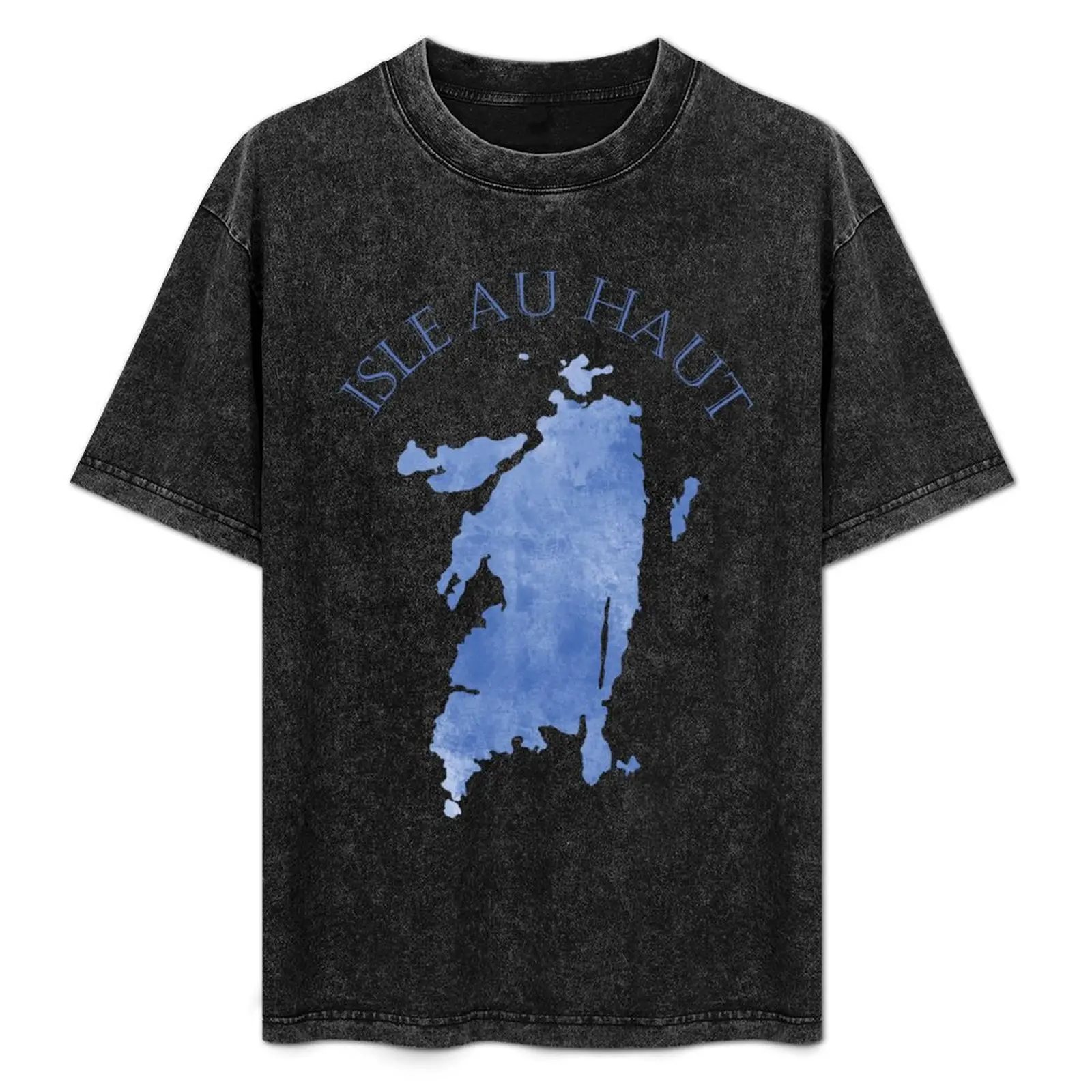 

Isle au Haut Maine T-Shirt Large Size Loose Casual Tee