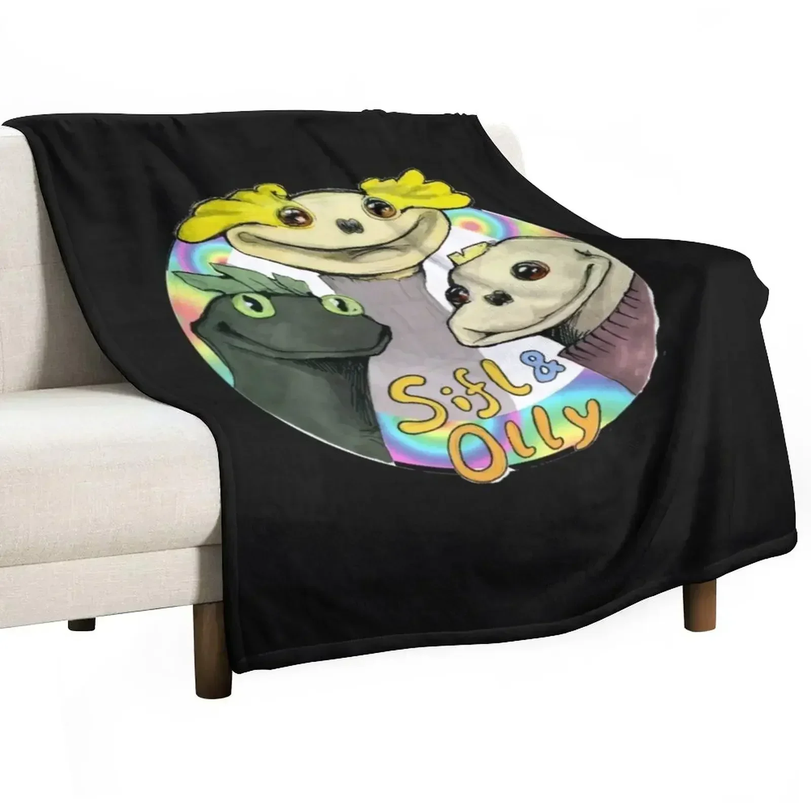 SIFL AND OLLY -- AND CHESTER Throw Blanket Soft valentine gift ideas Luxury Designer Summer Beddings Blankets