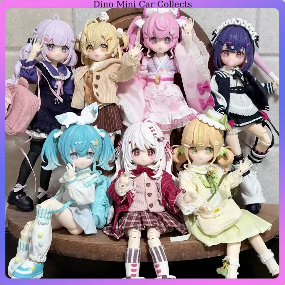Authentic Sparkling North Star BJD Blind Box 8-Minute Mobile Doll Sparkling Trendy Handmade Desktop Ornament Birthday Gift
