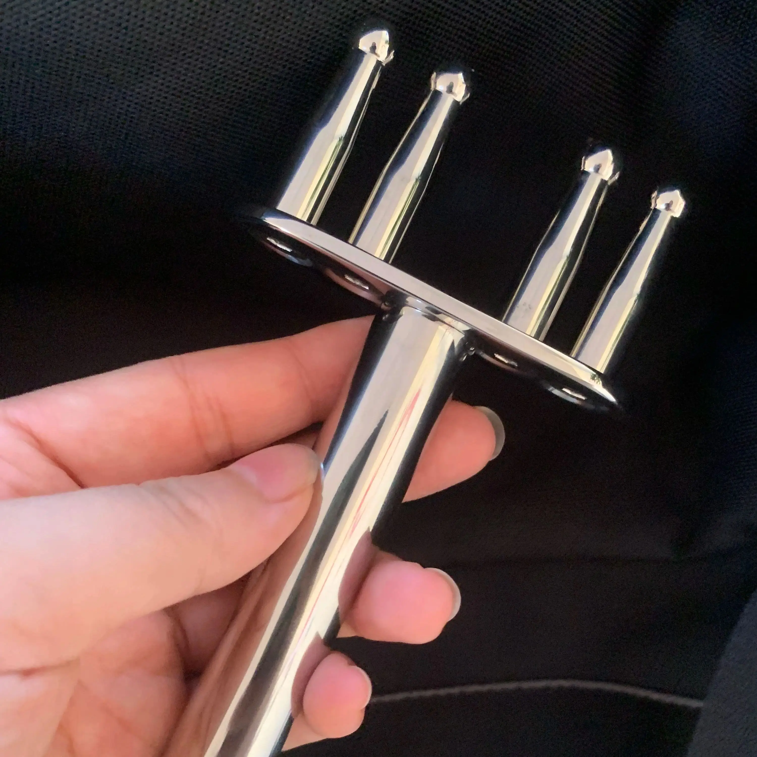 Glossy Magnetic Fork Magnetic Point Meridian Massage Stick Dredge Lymphatic Muscle Relaxation Double-ended Magnet view 6