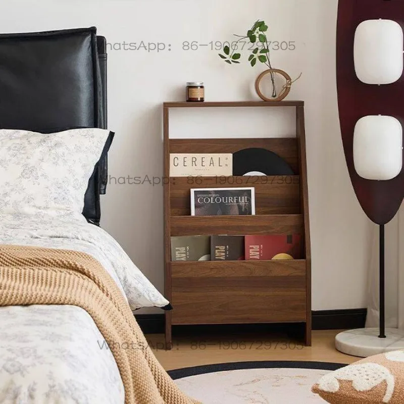 Floor-to-ceiling Bookcase, Medieval Magazine Rack, Tavern Vinyl Record, Modern Multi-layer Storage Rack