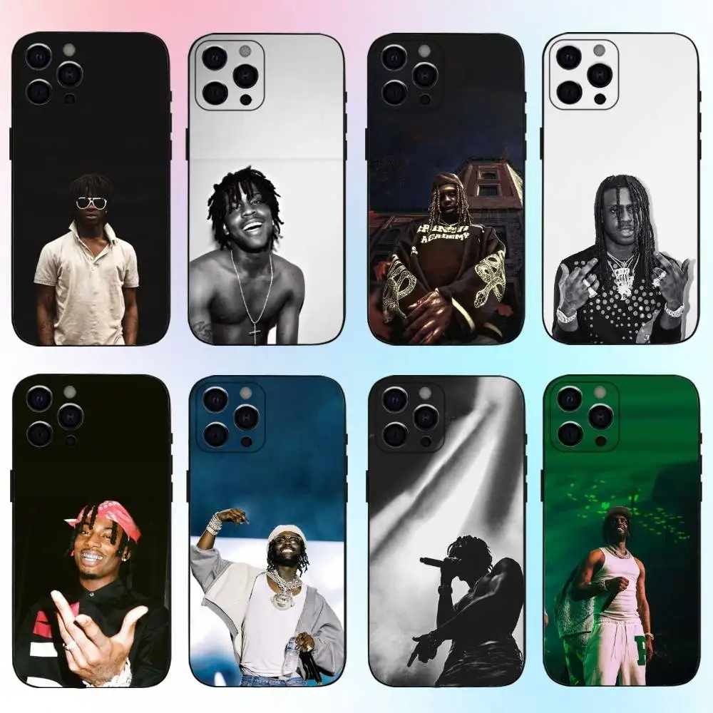 

Cool Rapper C-CHIEF K-KEEF Phone Case For iPhone17,16,15,14,13,12,11 Plus,Pro Max Soft Black Cover