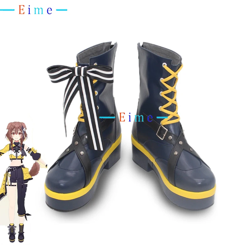 

Inugami Korone Cosplay Shoes Anime Accessories Vtuber Cosplay Props PU Leather Shoes Halloween Boot Custom Made