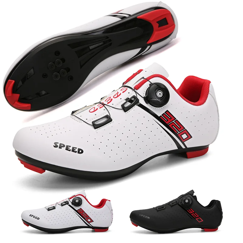 

Daily Training Cycling Shoes SPD Compatible Breathable Lightweight Stiff Sole for Road Mountain Bike Men Women