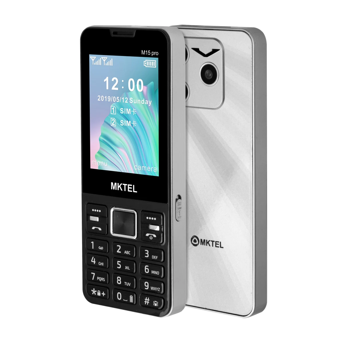 MKTEL M15 Pro 2G ميزة الهاتف المزدوج سيم 2.8 "شاشة 1500mAh بطارية GSM 850/900/1800/1900 0.08MP كاميرا MP3/MP4/FM راديو الشعلة #1