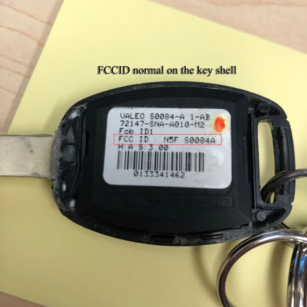 jingyuqin N5F-S0084A Remote Car Key 313.8MHz ID46-7961 Chip For Honda Civic 2006 2007 2008 2009 2010 2011 2012 2013 Fob 2/3/4 BN