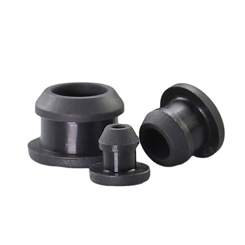 Imagen 2 del producto 5 uds tapas de orificios de goma de silicona negra cubierta de enchufe tipo T junta a presión tapas de extremo ciego tapón de sellado 2,5mm-30mm