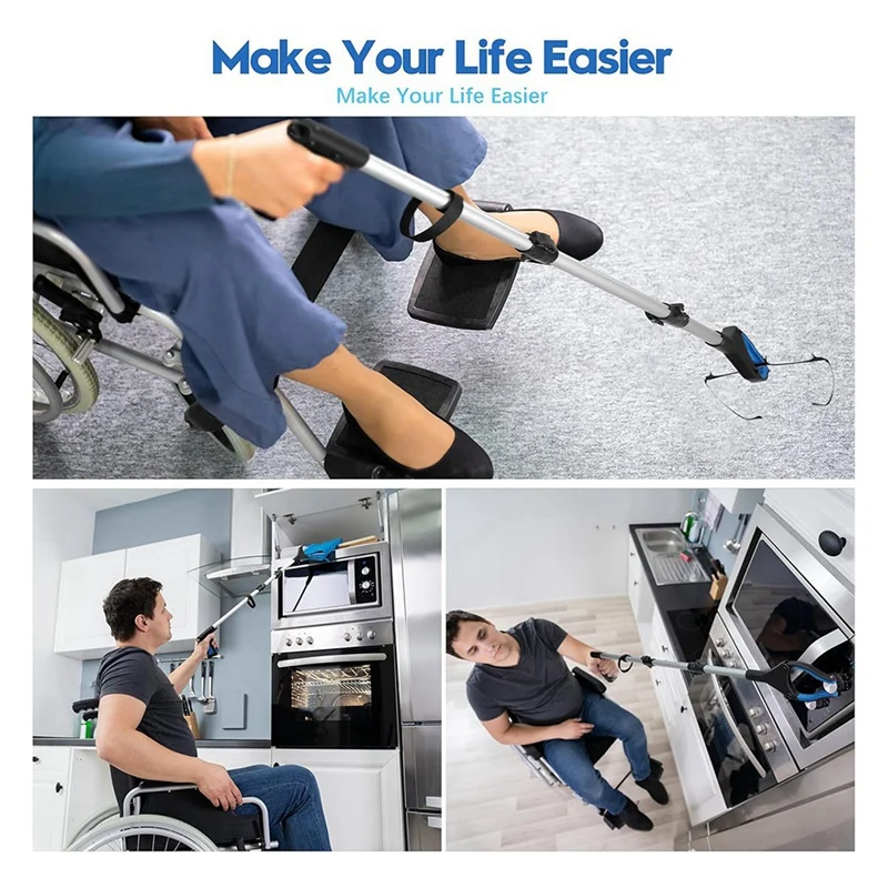 أداة منتقي القمامة القابلة للطي مقاس 43 بوصة، منتقي القمامة العلوي، وسهل الاستخدام